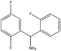 (2,5-difluorophenyl)(2-fluorophenyl)methanamine Struktur