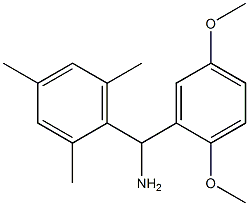 (2,5-dimethoxyphenyl)(2,4,6-trimethylphenyl)methanamine Struktur