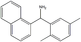 (2,5-dimethylphenyl)(naphthalen-1-yl)methanamine Struktur