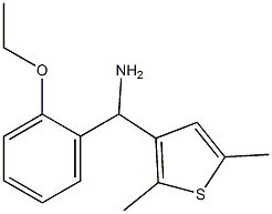 (2,5-dimethylthiophen-3-yl)(2-ethoxyphenyl)methanamine Struktur