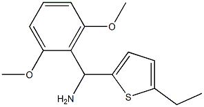 (2,6-dimethoxyphenyl)(5-ethylthiophen-2-yl)methanamine Struktur