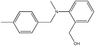 (2-{methyl[(4-methylphenyl)methyl]amino}phenyl)methanol Struktur