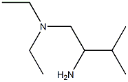 (2-amino-3-methylbutyl)diethylamine Struktur