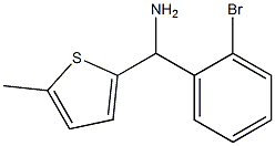 (2-bromophenyl)(5-methylthiophen-2-yl)methanamine Struktur