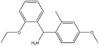 (2-ethoxyphenyl)(4-methoxy-2-methylphenyl)methanamine Struktur