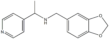 (2H-1,3-benzodioxol-5-ylmethyl)[1-(pyridin-4-yl)ethyl]amine Struktur