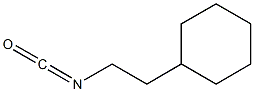 (2-isocyanatoethyl)cyclohexane Struktur