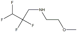 (2-methoxyethyl)(2,2,3,3-tetrafluoropropyl)amine Struktur