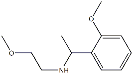 (2-methoxyethyl)[1-(2-methoxyphenyl)ethyl]amine Struktur