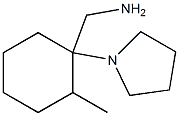 (2-methyl-1-pyrrolidin-1-ylcyclohexyl)methylamine Struktur