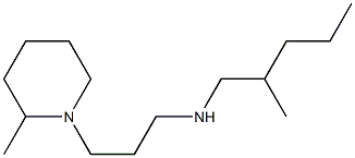 (2-methylpentyl)[3-(2-methylpiperidin-1-yl)propyl]amine Struktur