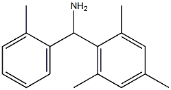 (2-methylphenyl)(2,4,6-trimethylphenyl)methanamine Struktur