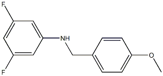 (3,5-difluorophenyl)(4-methoxyphenyl)methylamine Struktur