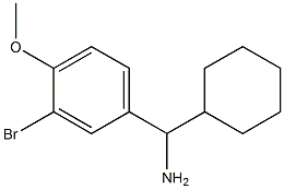 (3-bromo-4-methoxyphenyl)(cyclohexyl)methanamine Struktur