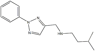 (3-methylbutyl)[(2-phenyl-2H-1,2,3-triazol-4-yl)methyl]amine Struktur