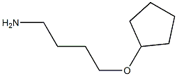 (4-aminobutoxy)cyclopentane Struktur