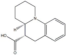 (4aR,5S)-2,3,4,4a,5,6-hexahydro-1H-pyrido[1,2-a]quinoline-5-carboxylic acid Struktur