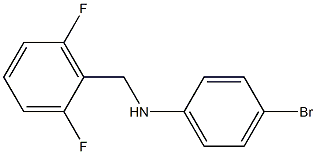 (4-bromophenyl)(2,6-difluorophenyl)methylamine Struktur