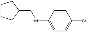 (4-bromophenyl)(cyclopentyl)methylamine Struktur