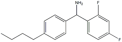 (4-butylphenyl)(2,4-difluorophenyl)methanamine Struktur