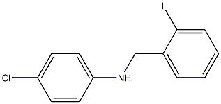 (4-chlorophenyl)(2-iodophenyl)methylamine Struktur