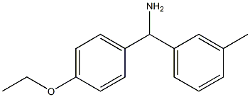 (4-ethoxyphenyl)(3-methylphenyl)methanamine Struktur