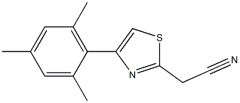 (4-mesityl-1,3-thiazol-2-yl)acetonitrile Struktur