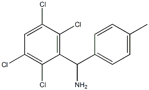 (4-methylphenyl)(2,3,5,6-tetrachlorophenyl)methanamine Struktur