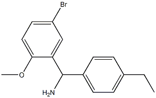 (5-bromo-2-methoxyphenyl)(4-ethylphenyl)methanamine Struktur