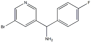 (5-bromopyridin-3-yl)(4-fluorophenyl)methanamine Struktur