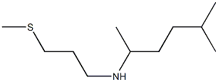 (5-methylhexan-2-yl)[3-(methylsulfanyl)propyl]amine Structure