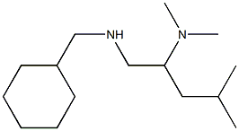 (cyclohexylmethyl)[2-(dimethylamino)-4-methylpentyl]amine Struktur