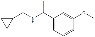 (cyclopropylmethyl)[1-(3-methoxyphenyl)ethyl]amine Struktur