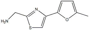 [4-(5-methylfuran-2-yl)-1,3-thiazol-2-yl]methanamine Struktur