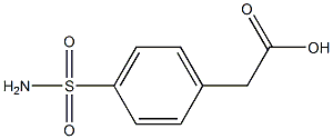 [4-(aminosulfonyl)phenyl]acetic acid Struktur