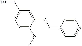 [4-methoxy-3-(pyridin-4-ylmethoxy)phenyl]methanol Struktur