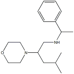 [4-methyl-2-(morpholin-4-yl)pentyl](1-phenylethyl)amine Struktur