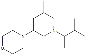 [4-methyl-2-(morpholin-4-yl)pentyl](3-methylbutan-2-yl)amine Struktur