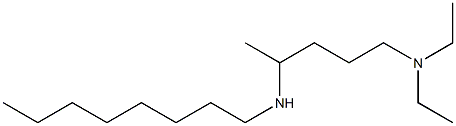 [5-(diethylamino)pentan-2-yl](octyl)amine Struktur