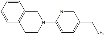 [6-(3,4-dihydroisoquinolin-2(1H)-yl)pyridin-3-yl]methylamine Struktur