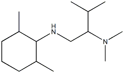 {1-[(2,6-dimethylcyclohexyl)amino]-3-methylbutan-2-yl}dimethylamine Struktur