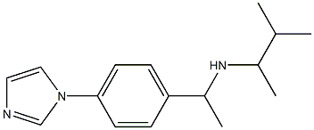 {1-[4-(1H-imidazol-1-yl)phenyl]ethyl}(3-methylbutan-2-yl)amine Struktur