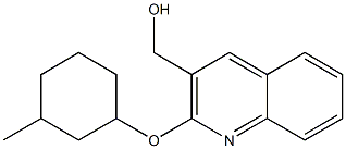 {2-[(3-methylcyclohexyl)oxy]quinolin-3-yl}methanol Struktur