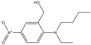 {2-[butyl(ethyl)amino]-5-nitrophenyl}methanol Struktur