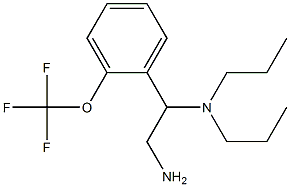 {2-amino-1-[2-(trifluoromethoxy)phenyl]ethyl}dipropylamine Struktur