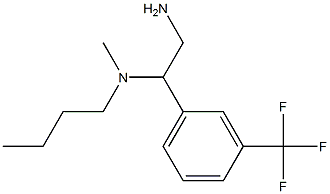 {2-amino-1-[3-(trifluoromethyl)phenyl]ethyl}(butyl)methylamine Struktur