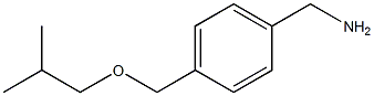 {4-[(2-methylpropoxy)methyl]phenyl}methanamine Struktur