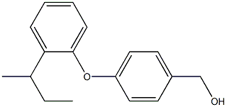 {4-[2-(butan-2-yl)phenoxy]phenyl}methanol Struktur