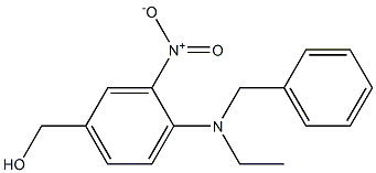 {4-[benzyl(ethyl)amino]-3-nitrophenyl}methanol Struktur