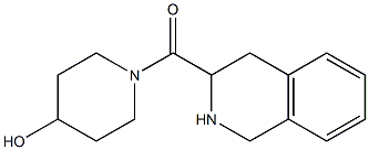 1-(1,2,3,4-tetrahydroisoquinolin-3-ylcarbonyl)piperidin-4-ol Struktur